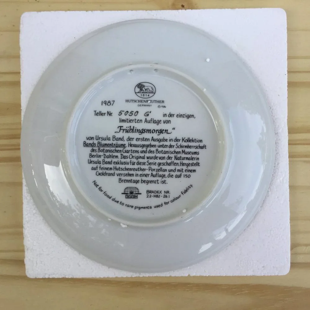 Hutschenreuther  Collection Plate 1987 Box